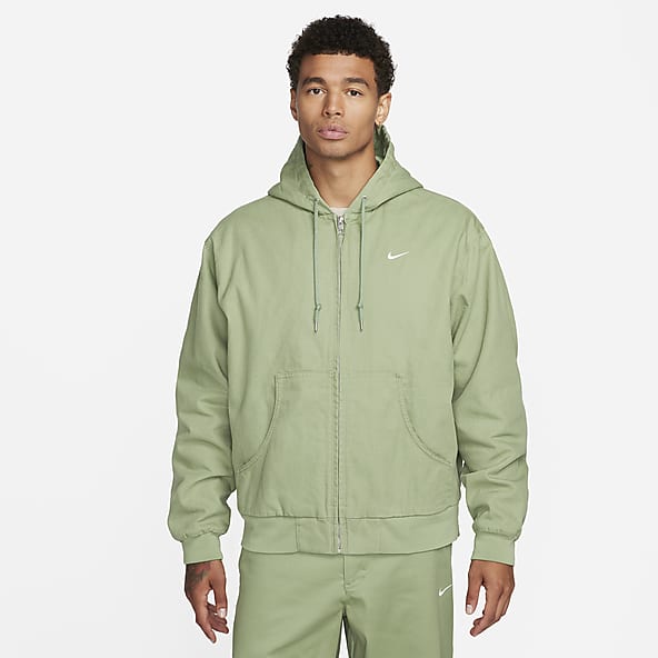 Green jacket nike discount
